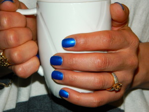 Changing It Up: Blue Nail Polish