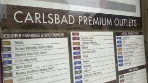 carlsbad outlets sign