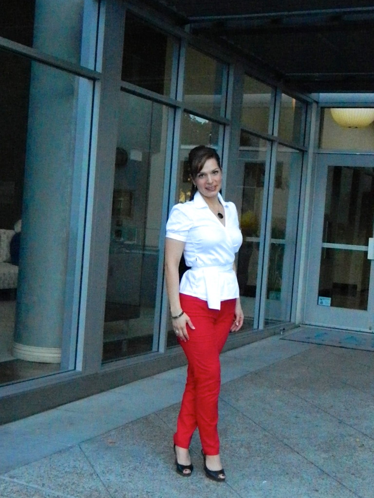 paola pic 1 full body red pants white top