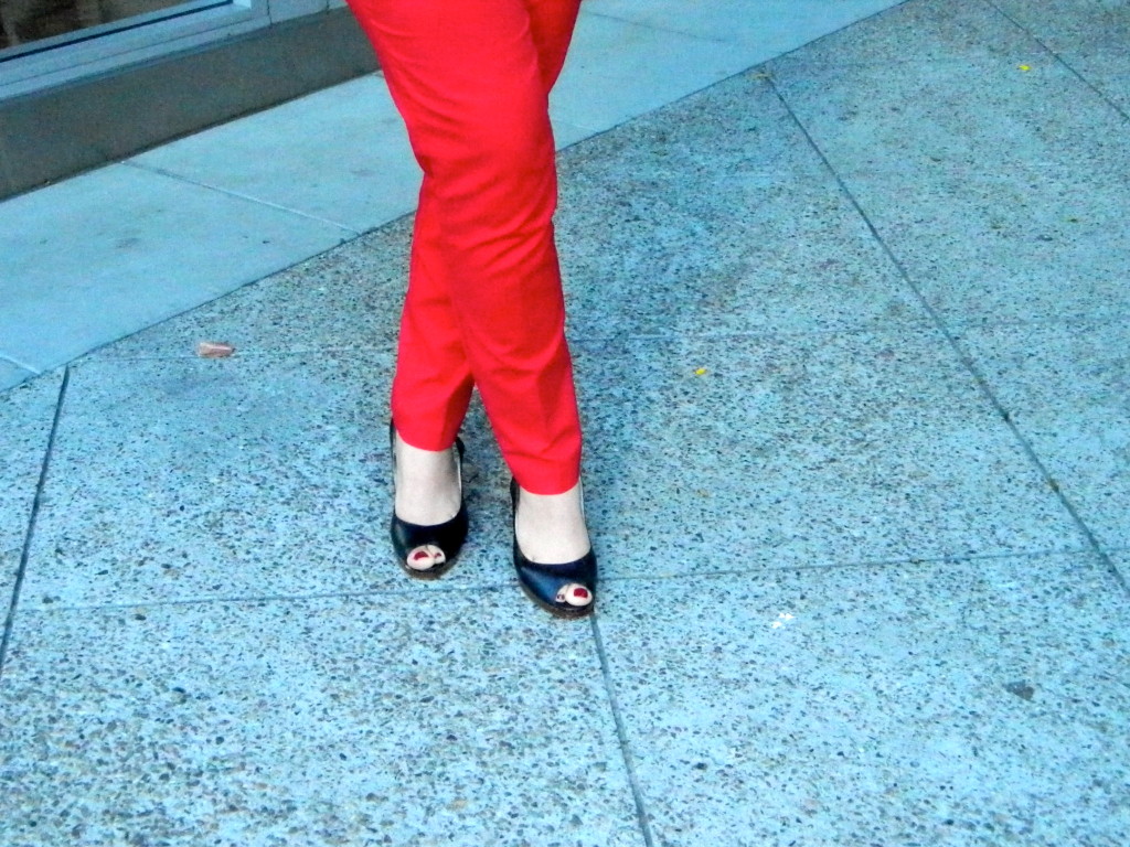 paola pic 7 red pants shoes