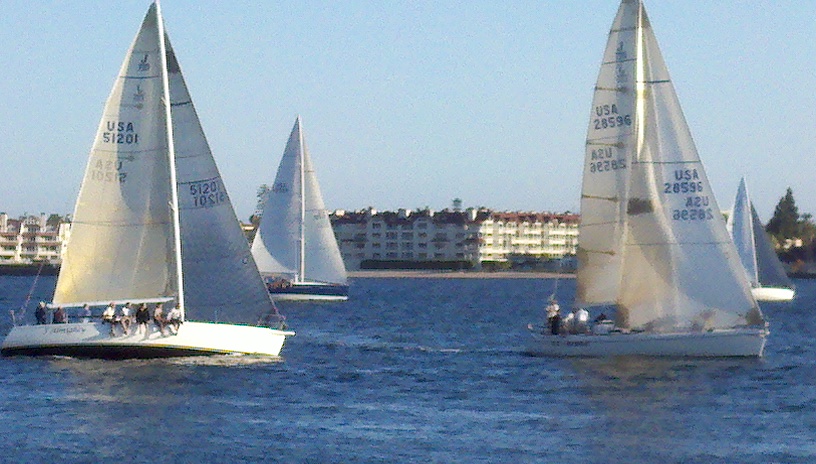 sailboats up close san diego
