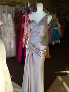 auroras silver dress